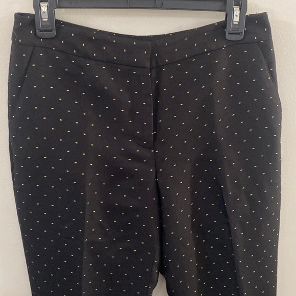 Talbots black ankle pants with golden specks size 12P - Picture 2 of 12
